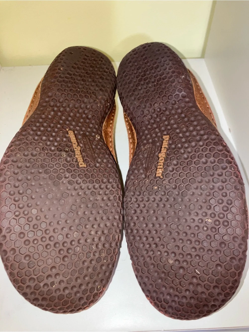 Patagonia Mens Carrdon leather loafer moccasin shoes size 8